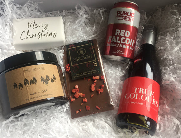 Merry Christmas Strawberry And Wine Hamper