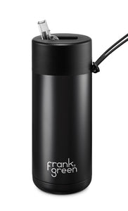 Frank Green Ceramic Reuseable Regular Bottle - 595ml (Straw Lid)